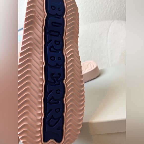 Burberry women’s ekd lambskin slides 38 - Picture 5 of 6